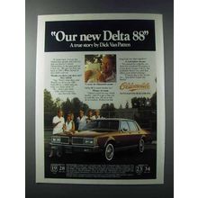 1981 Oldsmobile Delta 88 Car Ad - Dick Van Patten