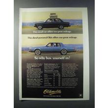 1981 Oldsmobile Delta 88 Diesel Ad - Great Mileage