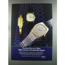 1982 Seiko Watches Ad - State of the Art