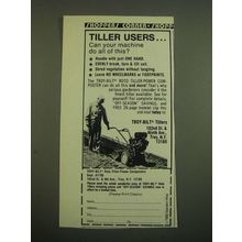 1982 Troy-Bilt Tillers Ad - Can Your Machine Do all of This?