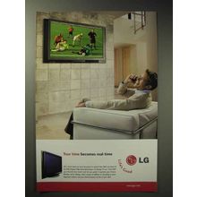 2005 LG Plasma TV Ad - Your Time Becomes Real-Time