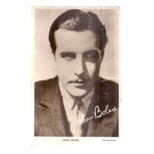 JOHN BOLES, American actor/singer unused postcard RP no 65 'Film Kurier' =