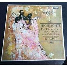 Vienna Philharmonic Orchestra, J.Strauss - Die Fledermaus (Highlights) 1965 (LP)