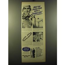 1950 Ford Genuine Parts Ad - Meet the piston ring with a double-life