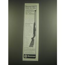 1985 Beeman HW77 Adult Air Rifle Ad - Considering features, design