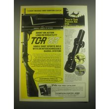 1985 Thompson/Center Arms TCR '83 Rifle Ad - A short message