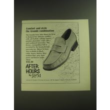 1974 Johnston & Murphy After Hours Grande Shoe Ad - Comfort and style