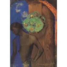 Odilon Redon St Saint John 1892 Painting Postcard