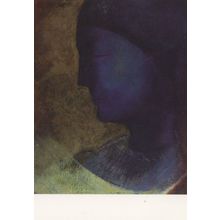 Odilon Redon The Golden Cell Painting Postcard