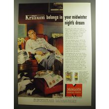 1952 Monsanto Krilium Ad - Krilium belongs in your midwinter night's dream