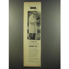 1956 Reeves Fabric Advertisement - London Fog Coat