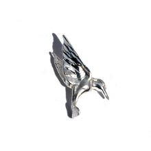 Sterling Silver Hovering Hummingbird Charm Pendant