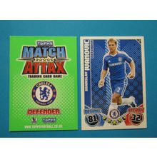 112. Branislav Ivanovic - Chelsea - Match Attax 2010/11 Football Card EF1