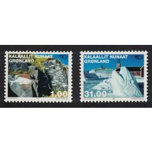 Greenland Modern Art 2v 2002 MNH SG#404-405