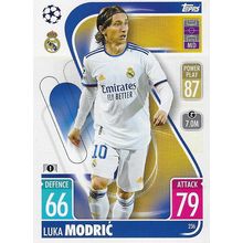 Match Attax UCL/UEL/UECL 2021-22: Real Madrid CF, Midfielder - Modrić