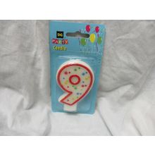 DG Birthday Party Candle Age 9