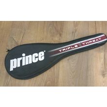 Prince Triple Threat Squash Racket Bag Head Cover Red White