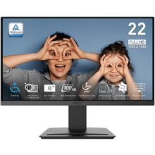 MSI PRO MP223 E2, 22-Inch VA 1920 X 1080 (FHD) Computer Monitor, 100Hz, Adaptive