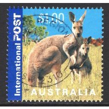 AUSTRALIA 2001: COLOUR MY DAY - $1 KANGAROO USED (G7)
