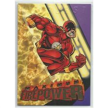 DC OUTBURST ' MAXIMUM FIREPOWER ' sub set card # 5 ( 1996 )