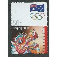 AUS 2008 50c (S/A) 'OLYMPICS ' FINE USED (EBID35-863)