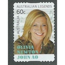 AUS 2013 60c (S/A) 'AUSTRALIAN LEGENDS- O. NEWTON JOHN' FINE USED (EBID36-173)