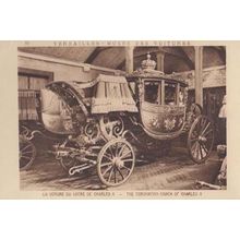 The Coronation Coach Of Charles X 10 Antique Royal Transport Carriage Postcard