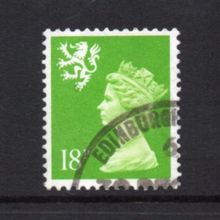 Scotland - 1971-93 - 18p Bright Green (Perf 14) (sg S60a) Used