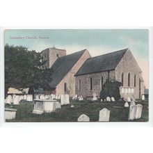 Amberley Church West Sussex A H Homewood Postcard