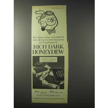 1958 Gallaher's Rich Dark Honeydew Tobacco Ad - Savoured