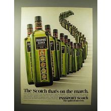 1975 Passport Scotch Ad - On the March