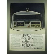 1981 Sony TC-FX6C Cassette Deck Ad - Find Out How Flawless