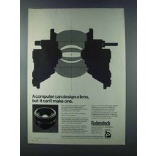 1981 Rodenstock 50mm Rodagon f/2.8 Enlarging Lens Ad