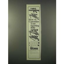 1981 Williams Gun Sight Ad - Customize Sporting Rifle
