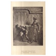 LES BRAVI by Meissonier unused vintage postcard Wallace Collection =