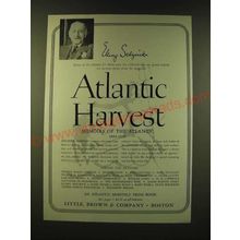 1947 Little, Brown and Company Ad - Atlantic Harvest Memoirs of the Atlantic