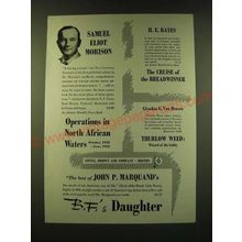 1947 Little, Brown and Company Ad - Samuel Eliot Morison