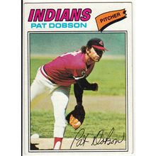 1977 Topps baseball card 618 Pat Dobson - Indians