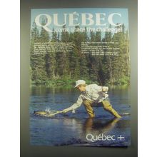1984 Quebec Canada Ad - Quebec come share the challenge