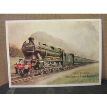 THE ATLANTIC COAST EXPRESS STEAM ENGINE 'SOUTHERN' unused postcard =