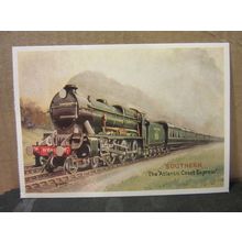 THE ATLANTIC COAST EXPRESS STEAM ENGINE 'SOUTHERN' unused postcard