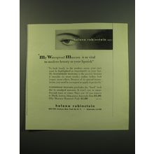 1949 Helena Rubinstein Waterproof Mascara Advertisement