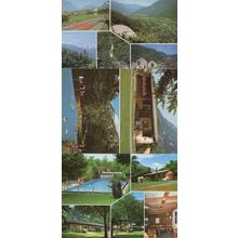 Claro Switzerland 12 Views Camping Swimming Pool 3x Postcard s