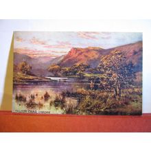 FALCON CRAG, LODORE, CUMBRIA vintage unused postcard by Raphael Tuck 'Oilette' =