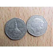 Jersey 2005 Elizabeth ll 20p Coin