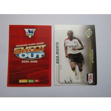 Luis Boa Morte - Fulham - Shoot Out 2005 2006 Magic Box Football Card (EF1)