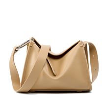 Genuine Soft Leather Shoulder Tote Crossbody Purses Bucket Bags Brown
