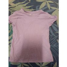 girls size 6 short sleeve top lilac