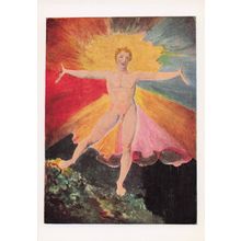 William Blake Glad Day British Museum Angel 1794 Painting Postcard