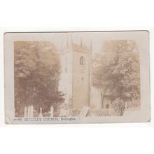 St Christophers Church Pott Shrigley Postcard 1912 near Bollington Cheshire